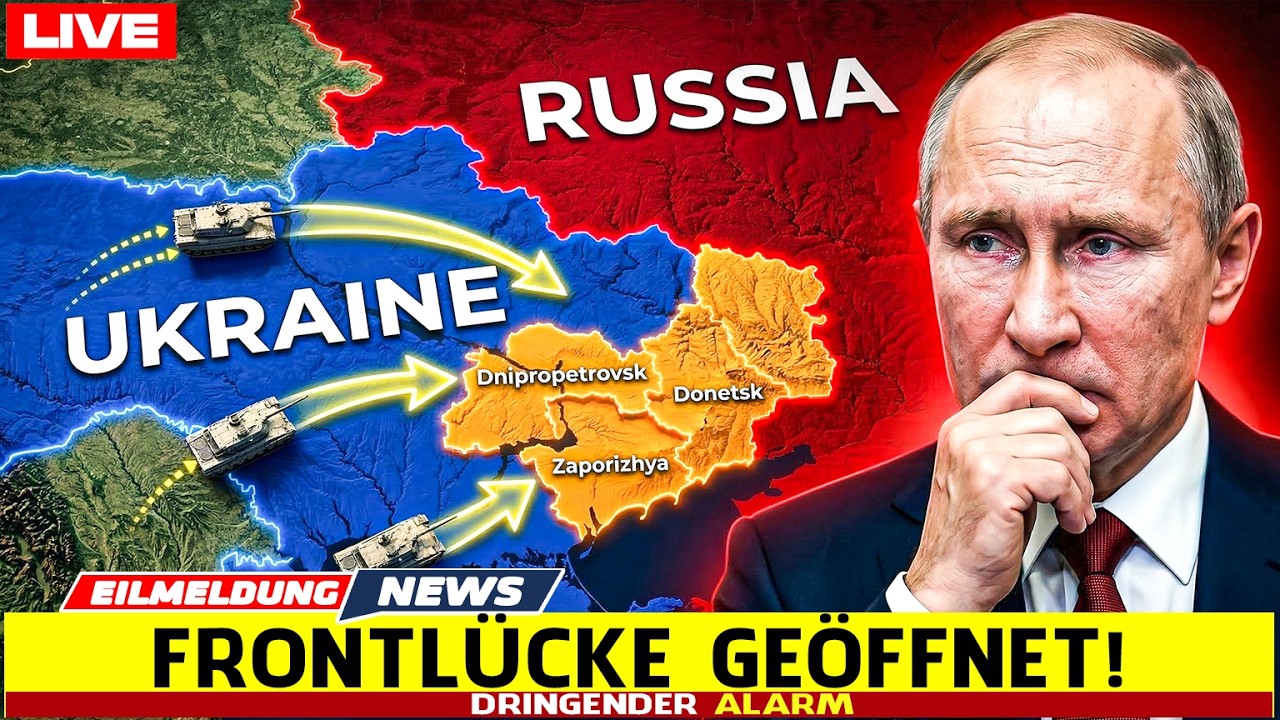 Front-Durchbruch: 19-km-Lücke eröffnet – Putins Armee kann 200 Soldaten nicht stoppen