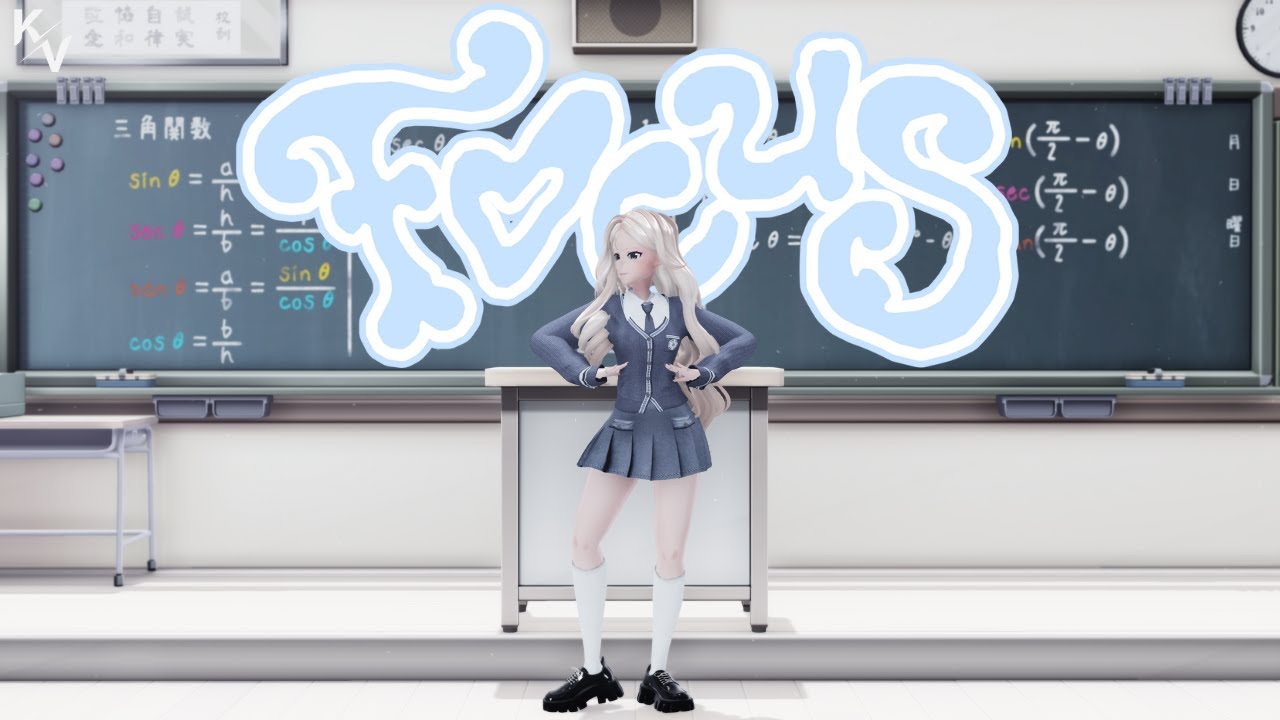 [MMD K-pop] Hearts2Hearts 하츠투하츠 'FOCUS' 🔎 | Motion DL 📏 [Fixed Camera]