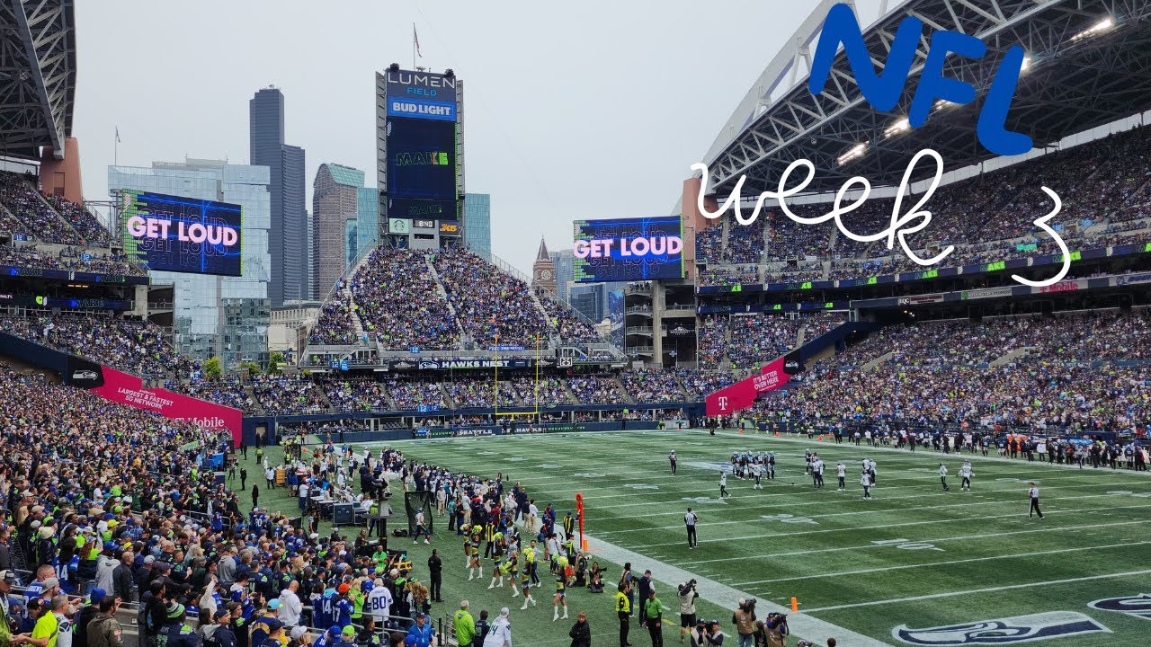 Seattle Seahawks vs Carolina Panthers NFL week 3 | Lumen Field | Seattle Washington