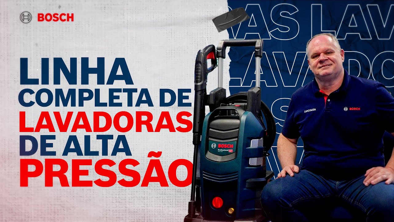 Lavadoras de Alta Pressão BOSCH - LINHA COMPLETA!