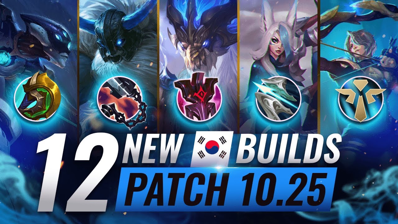 12 NEW BROKEN Korean Builds YOU SHOULD ABUSE in PRESEASON - League of Legends Patch 10.25