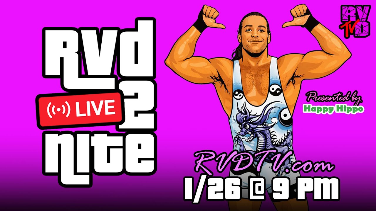 RVD Goes LIVE 🔴 TONIGHT! Monday, 1/26 @ 9:15 PM ET!