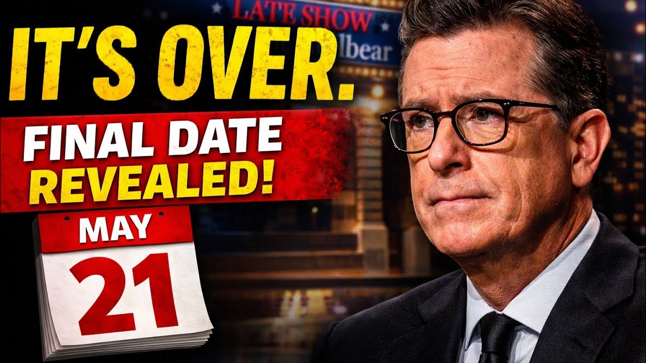 Stephen Colbert CONFIRMA la fecha del episodio final: &iexcl;The Late Show termina oficialmente!