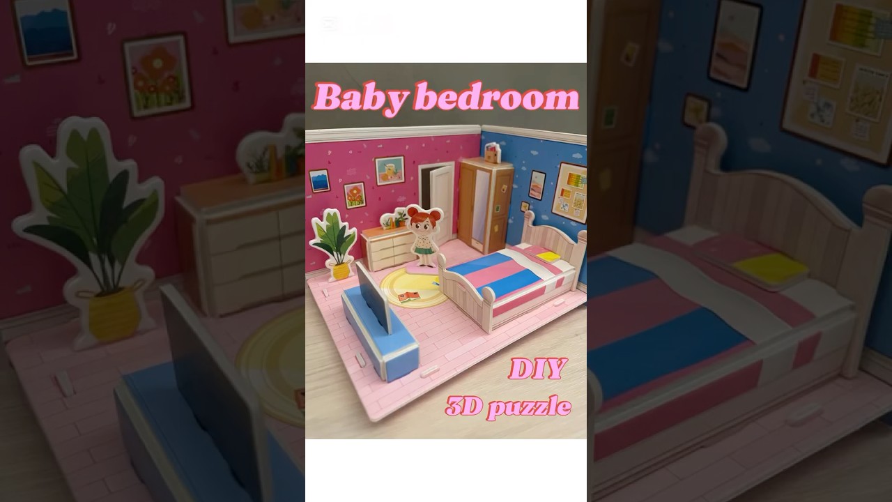 DIY 3d puzzle BABY BEDROOM 