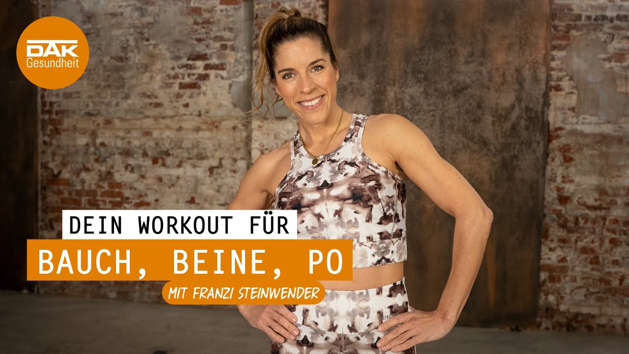 Dein Workout für Bauch, Beine, Po | #fitmitfranzi | DAK-Gesundheit