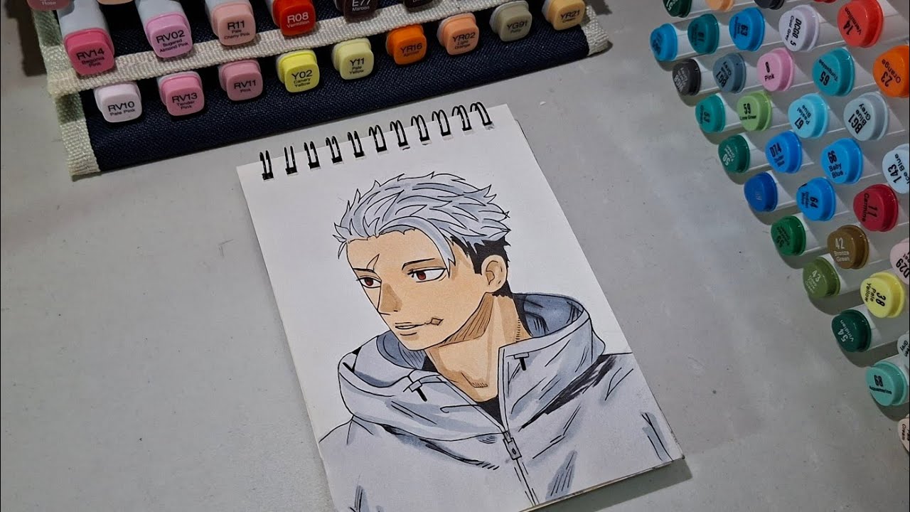 dibujando a Yuji ✍🏻