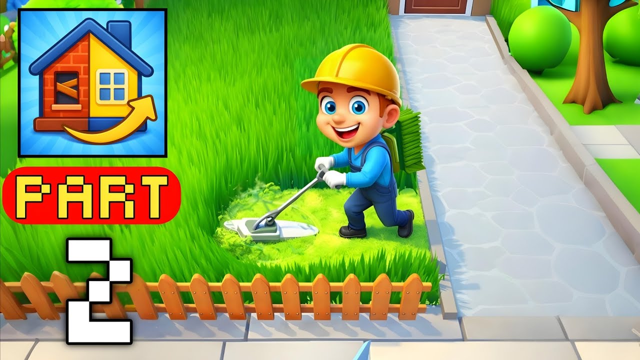 🏠 Renovation Master Gameplay Walkthrough Part 2 – Fixing Old Homes & Interior Design (iOS, Android)