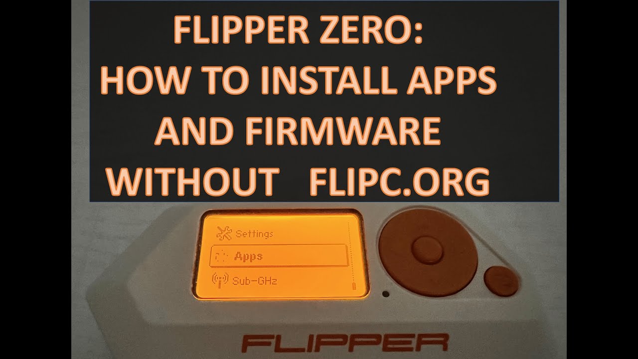 [104] Flipper Zero &mdash; альтернатива flipc.org для установки приложений