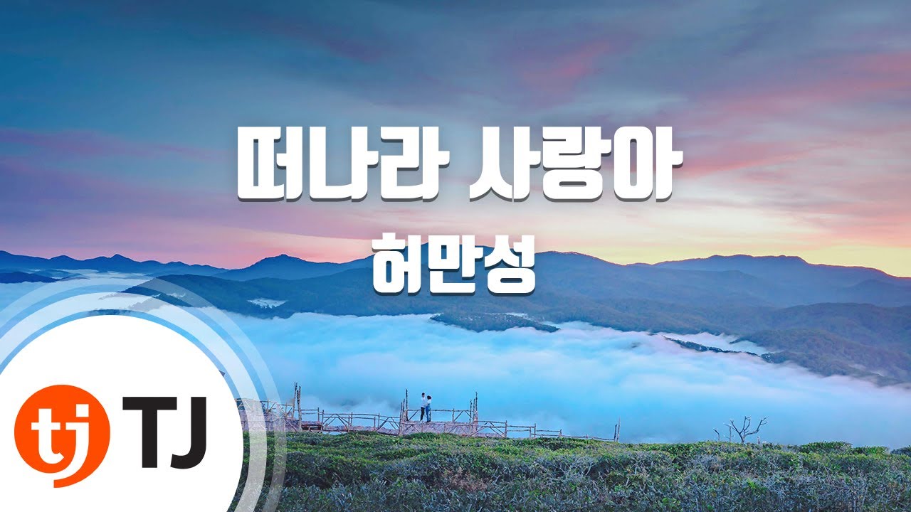 [TJ노래방] 떠나라사랑아 - 허만성 / TJ Karaoke