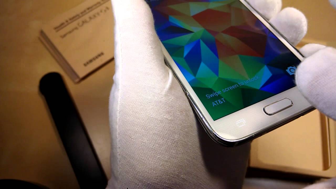 Samsung Galaxy S5 SM-G900A 16GB White AT&T