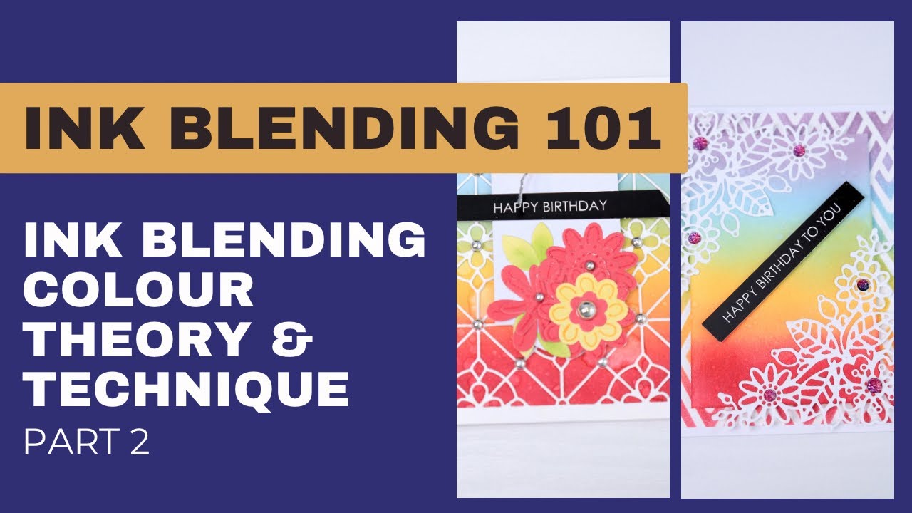 How to Do Perfect Ink Blending on Cards! Easy Tutorial for Beginners | Part 2 #cardmaking