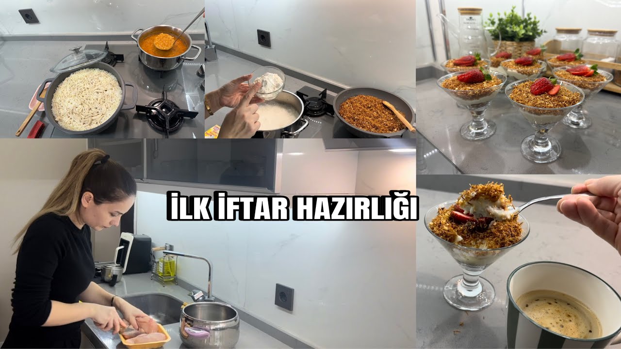 5 BİN HAZIRLA DEDİM❌ORALI OLMADI😀MENÜDE KIZLARIN SEVDİKLERİ✅KADAYIFLI MUHALLEBİ YAPTIM💯RAMAZANVLOG
