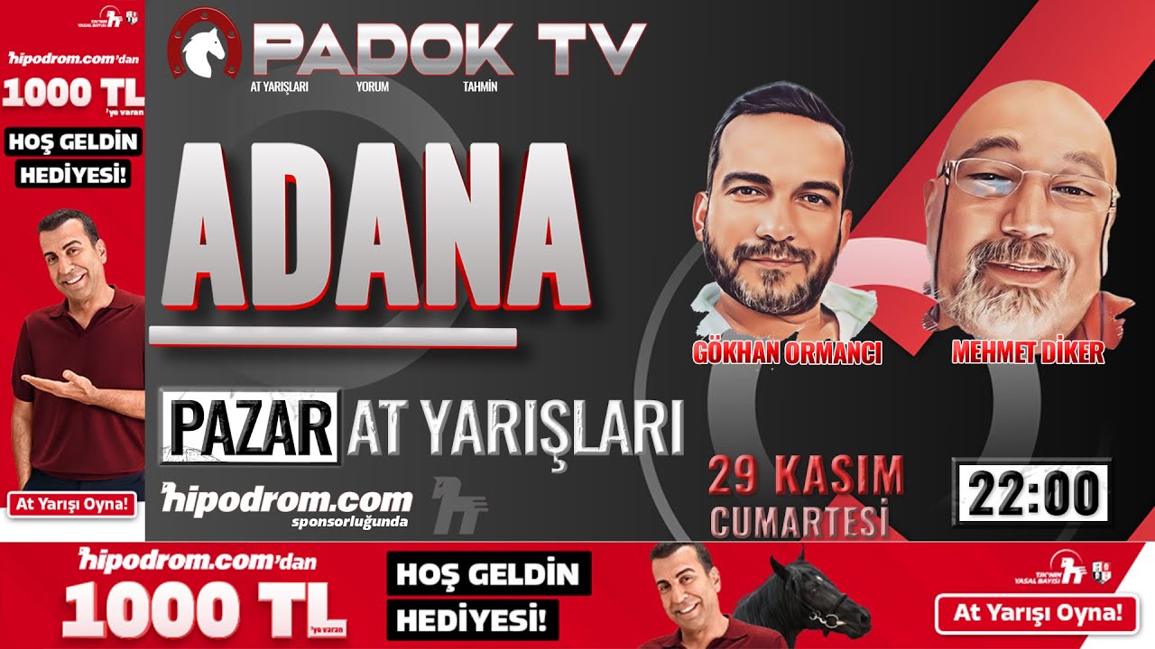 30 Kasım 2025 Adana At Yarışı Tahminleri // G&ouml;khan Ormancı - Mehmet Diker
