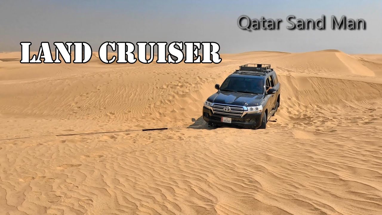 Подъем Land Cruiser из песчаных дюн