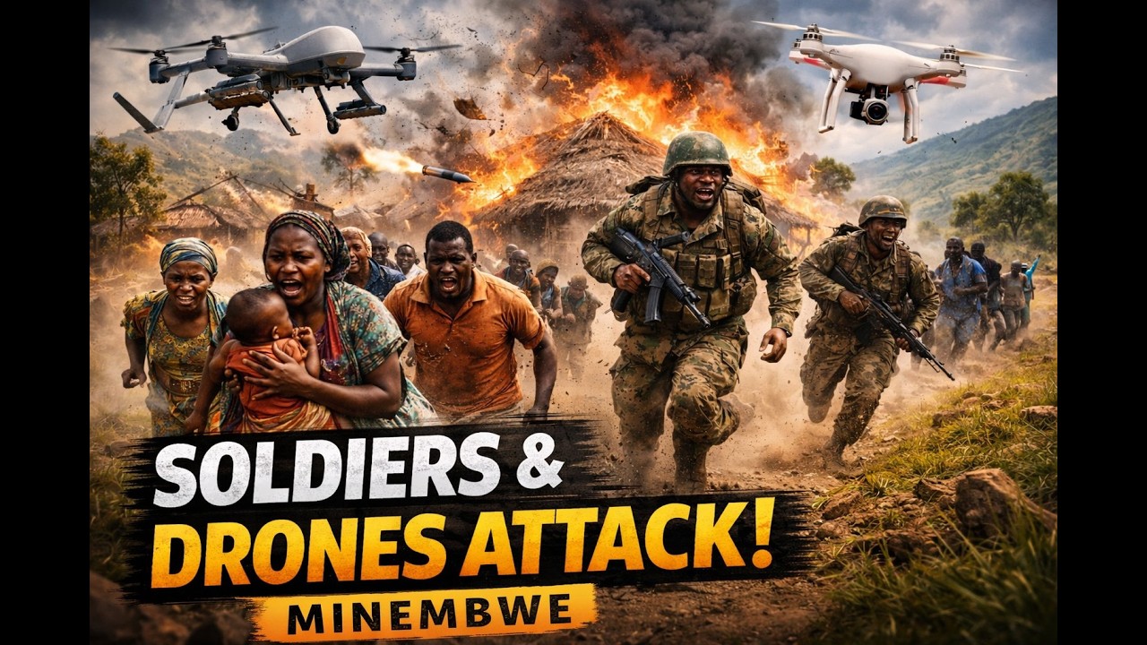 IBISASU BYA DRONES ZAKAMIKAZI BYIBASIYE MINEMBWE, ABATURAGE BAKOMEJE KUBA MUBUZIMA BUGOYE CYANE.