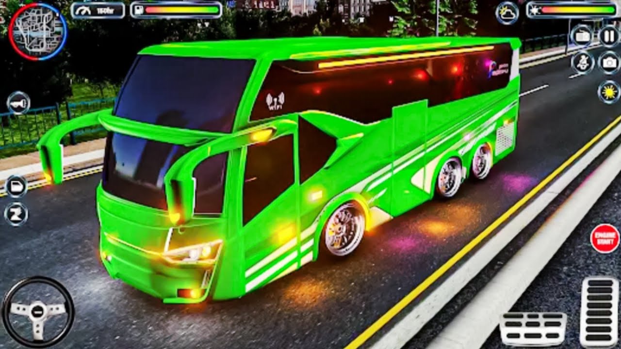 🚍New Bus Simulator 2026 _ Coach Bus Simulator Night 🌃 Driving Game _ Bus Games