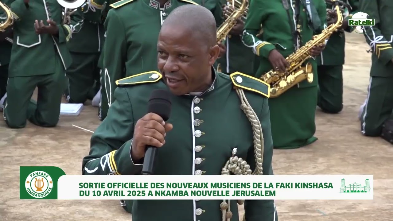 SORTIE OFFICIELLE DES NOUVEAUX MUSICIENS DE LA FAKI KINSHASA LE 10 AVRIL 2025 A NKAMBA