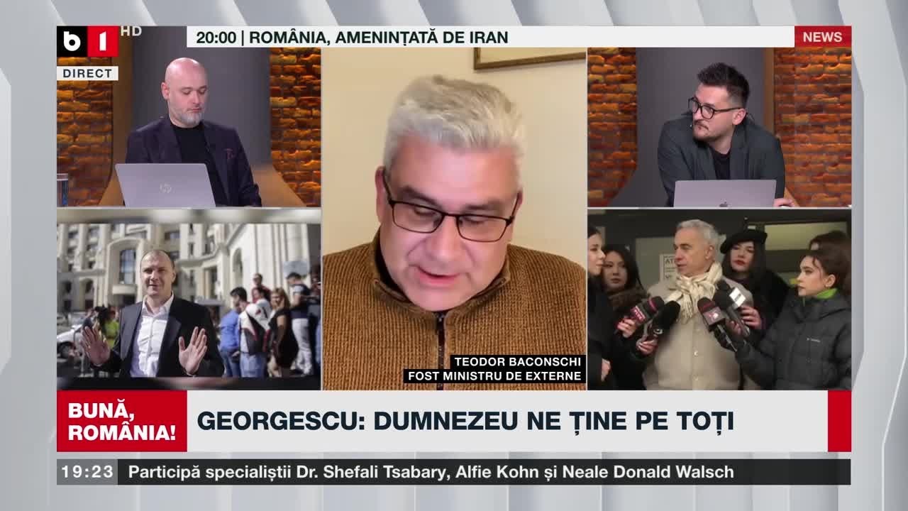 BUNĂ, ROMÂNIA! BACONSCHI: „CINE SUNT CEI 7-8 OAMENI AI SISTEMULUI CU CARE A VORBIT GEORGESCU?” P2/2