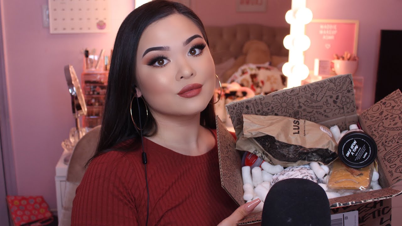 ASMR Lush Haul Unboxing | Whispered