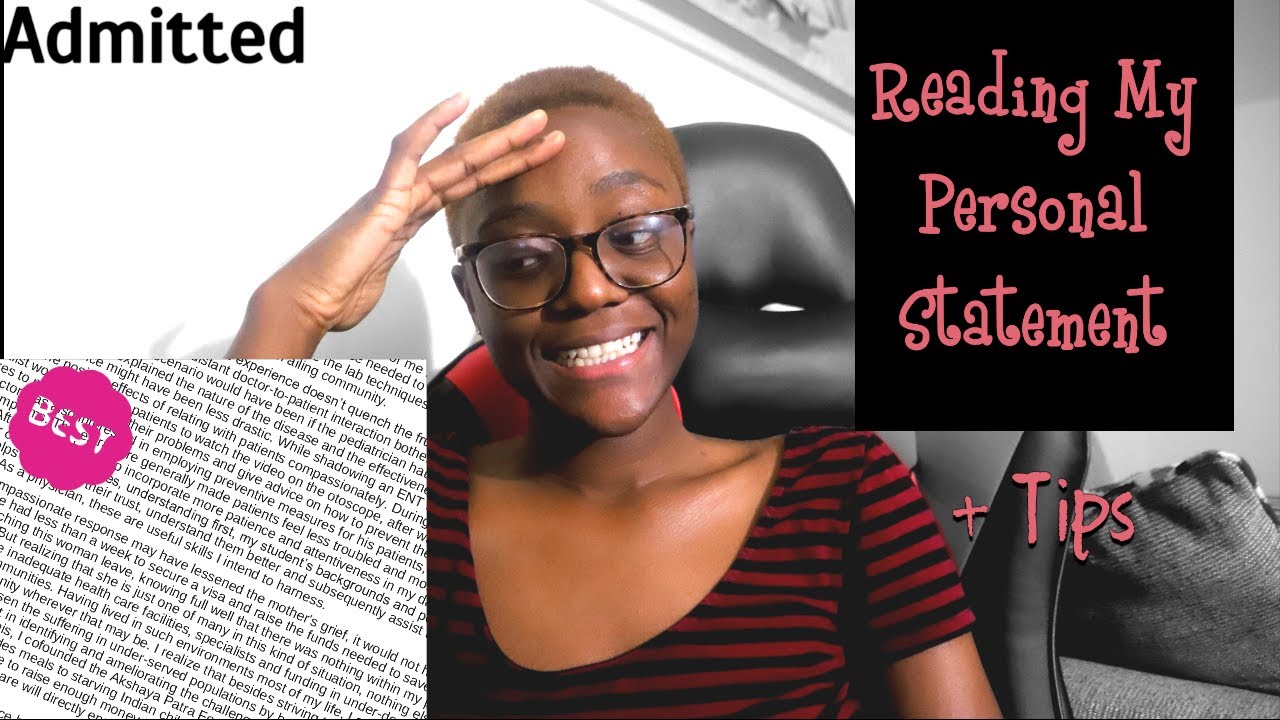 Reading My (Accepted) Medical School Personal Statement | Tips and Tricks