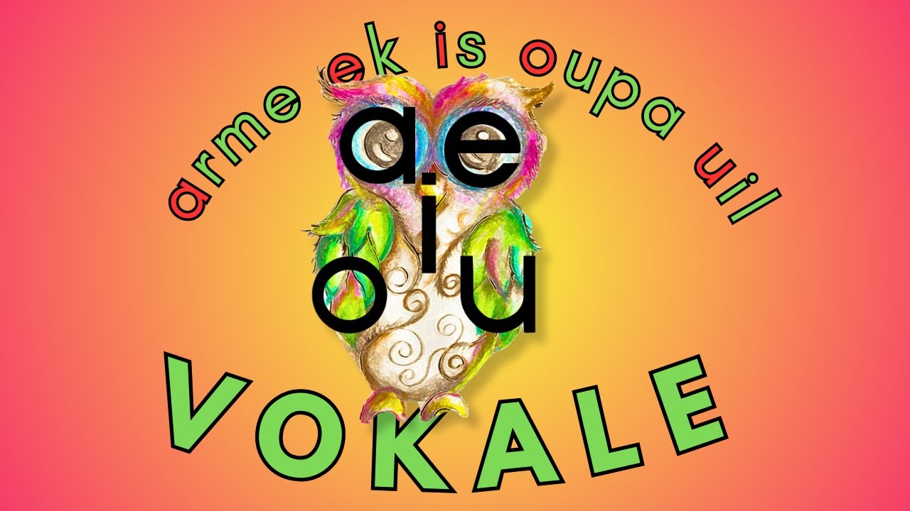 Hoe help ek my kind om beter te lees? Afrikaanse VOKALE a, e, i, o, u,  Leesprogram Les 1/40