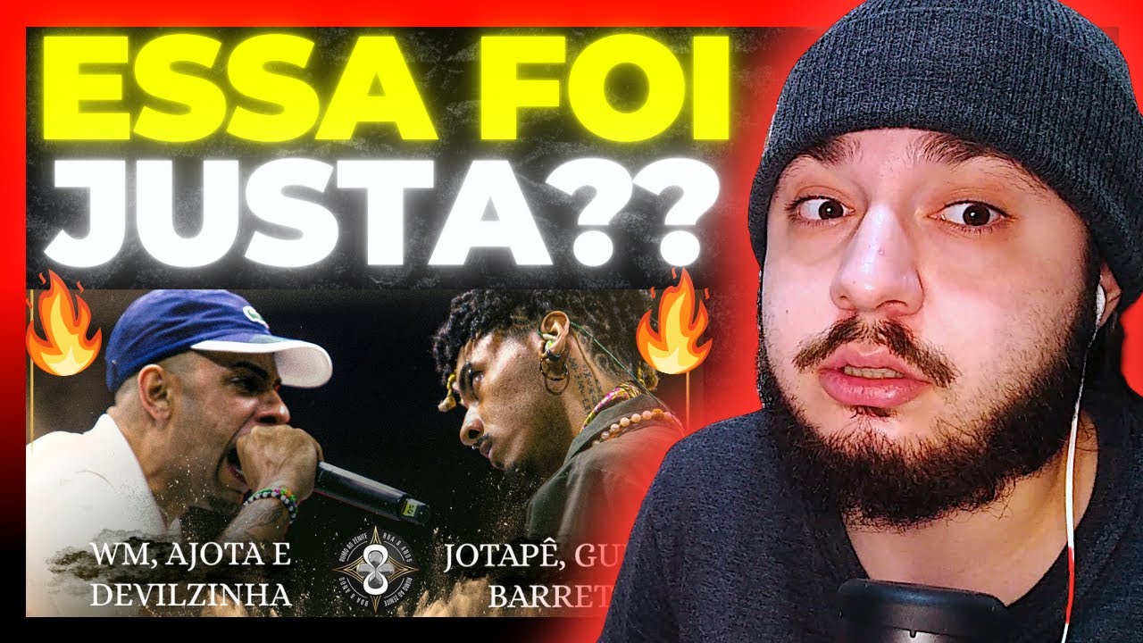 (INCRÍVEL!!) JOTAPÊ, GURI E BARRETO X WM, AJOTA E DEVILZINHA | BDA 8 ANOS | REACT BAUEB