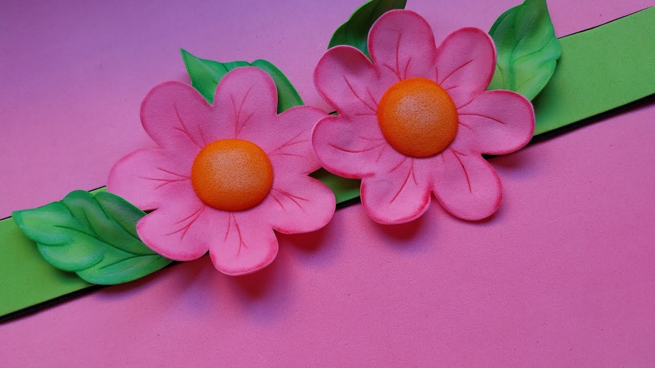 ARTESANATO: como fazer flor de eva