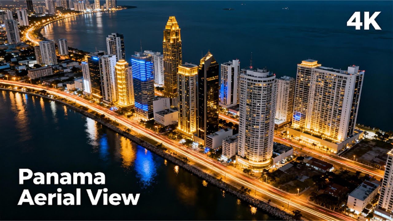 4K Drone Footage of Panama | Stunning Aerial View of Skyline, Coast & Nature
