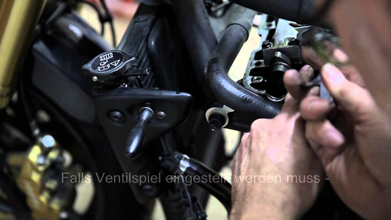 Valve adjustment Speed Triple 1050