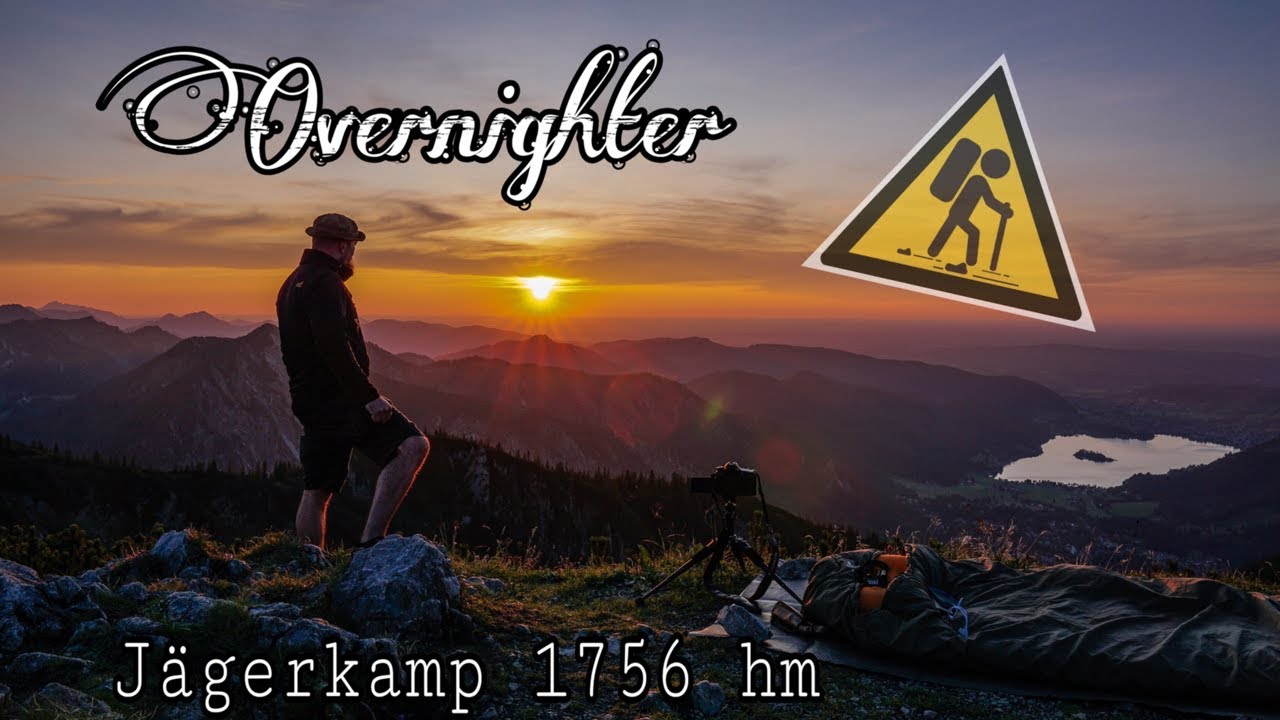 Wanderung und Overnighter auf dem Jägerkamp 1754m (Mangfallgebirge)
