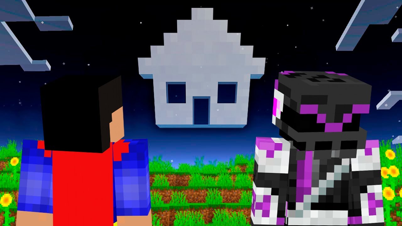 CONSTRUIMOS UNA NUBE BASE SECRETA EN MINECRAFT TROLL 🏠☁️