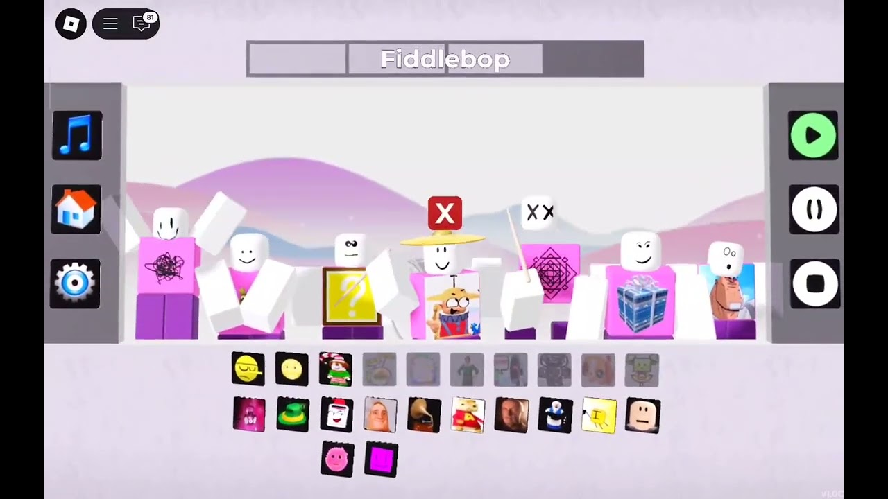 Fiddlebops showcase (Fiddlebops Roblox)