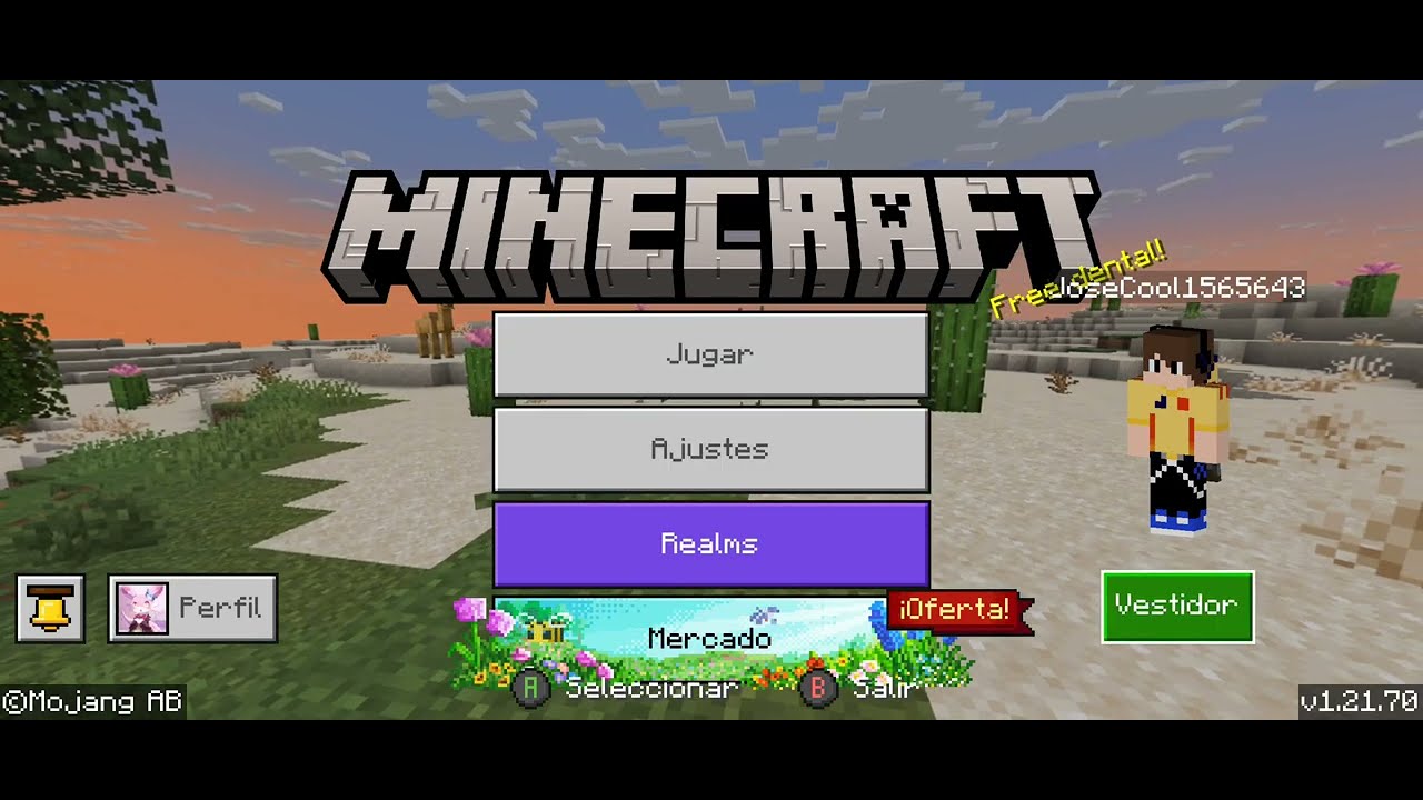 Jugando Minecraft Spring to Life en Android