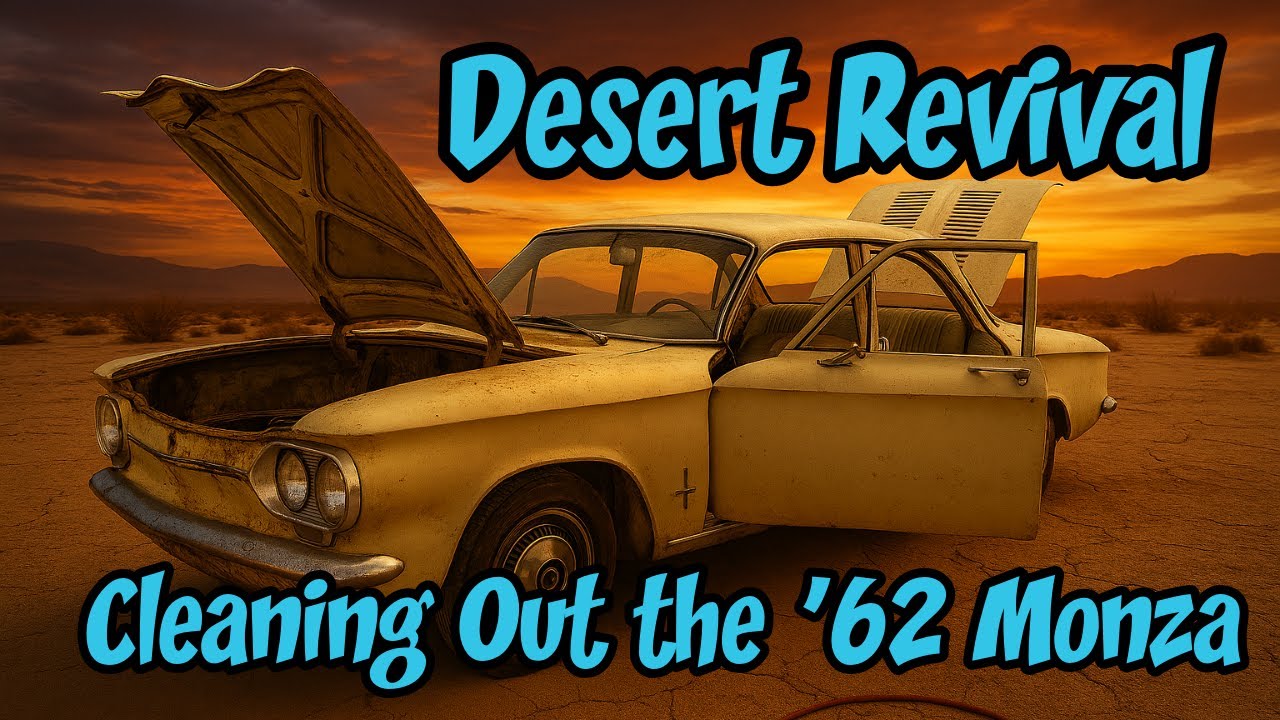 Working on the 1962 Monza Corvair