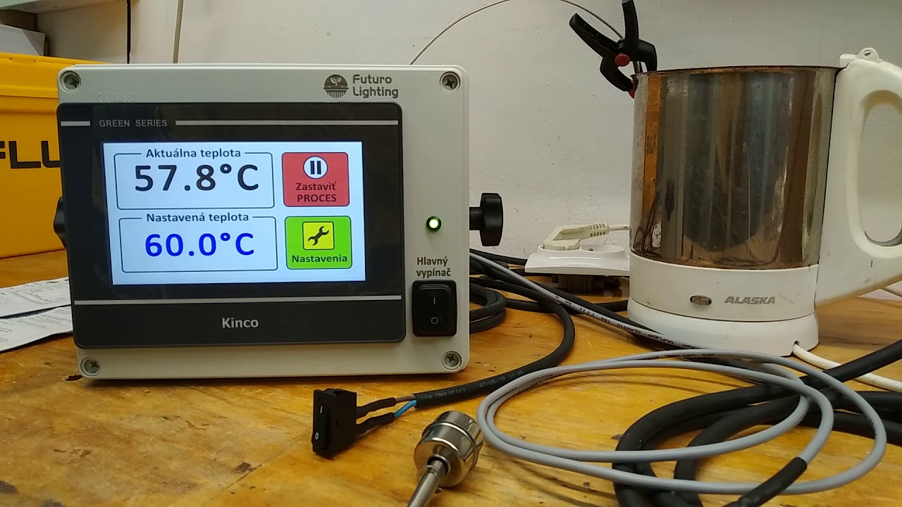 HMI PID controller regulator