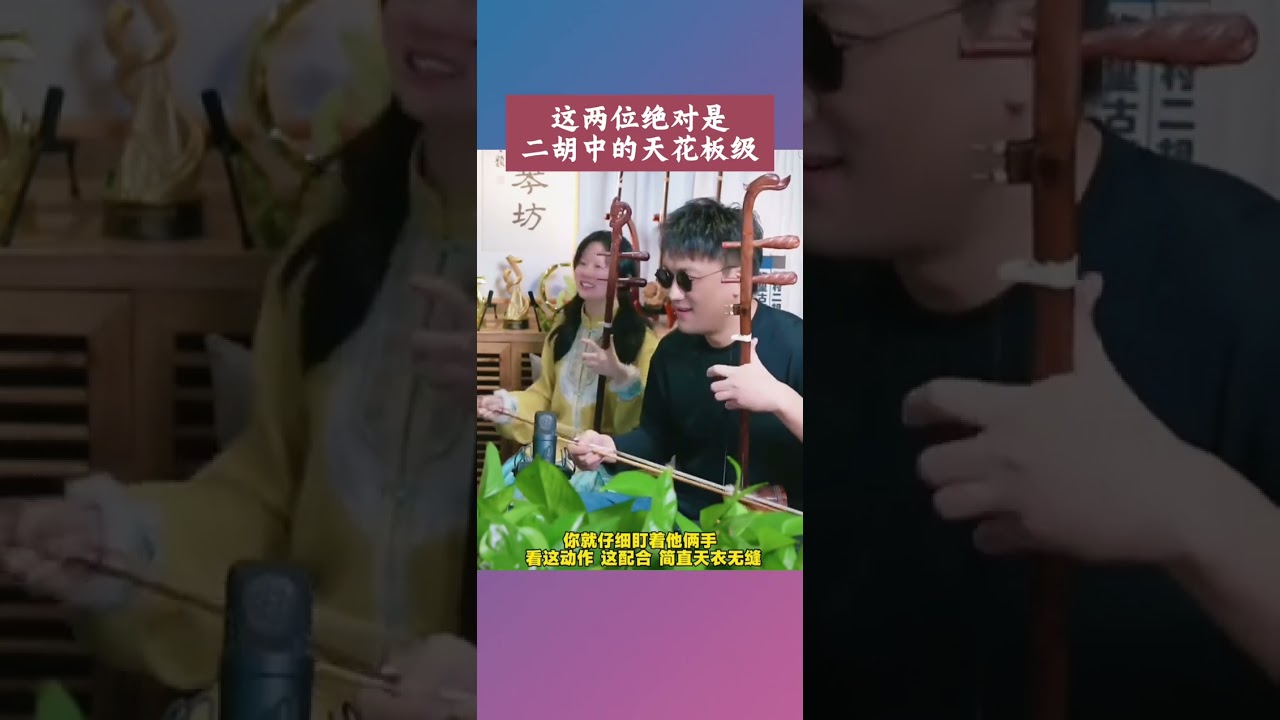 这两位绝对是高手中的高手！#最火爆的搭挡 二胡#二饼胡拉#力哥拉二胡