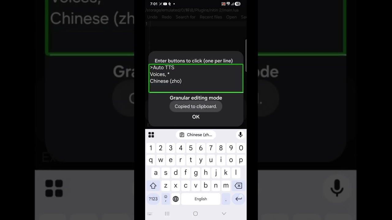 Create an extension that can add and remove four languages ​​in auto TTS [part3]