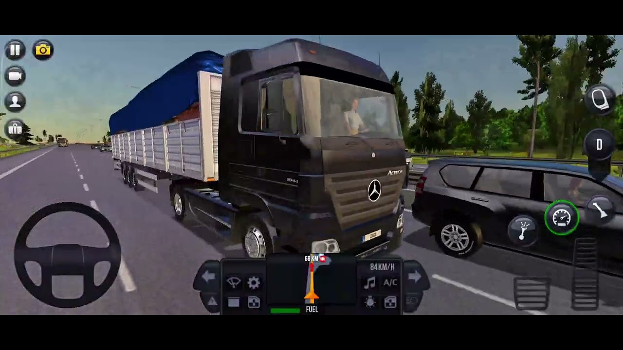 Driving my fevorite vehicle 