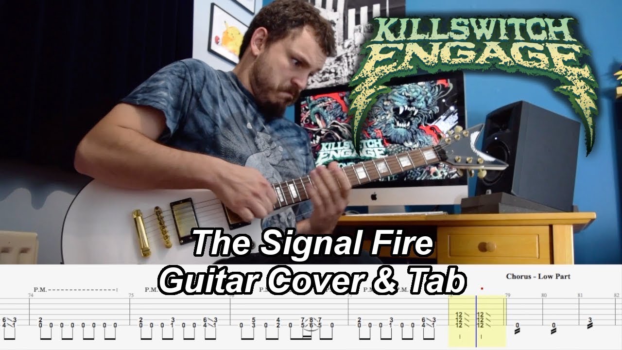 The Signal Fire - Killswitch Engage - Guitar and Solo Cover & Tab! [Instrumental]