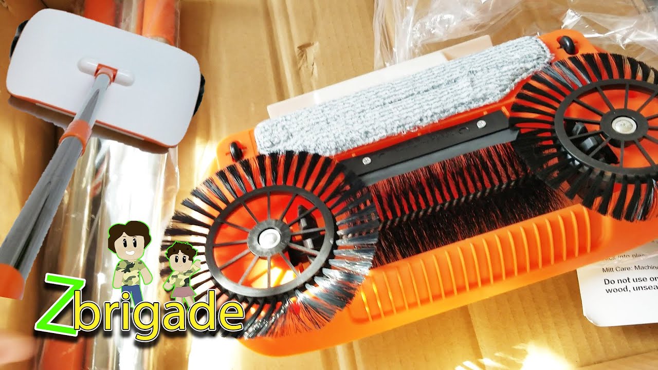 Amazon 12 dollar spin sweeper Broom 3 in 1 Cordless MASTERTOP