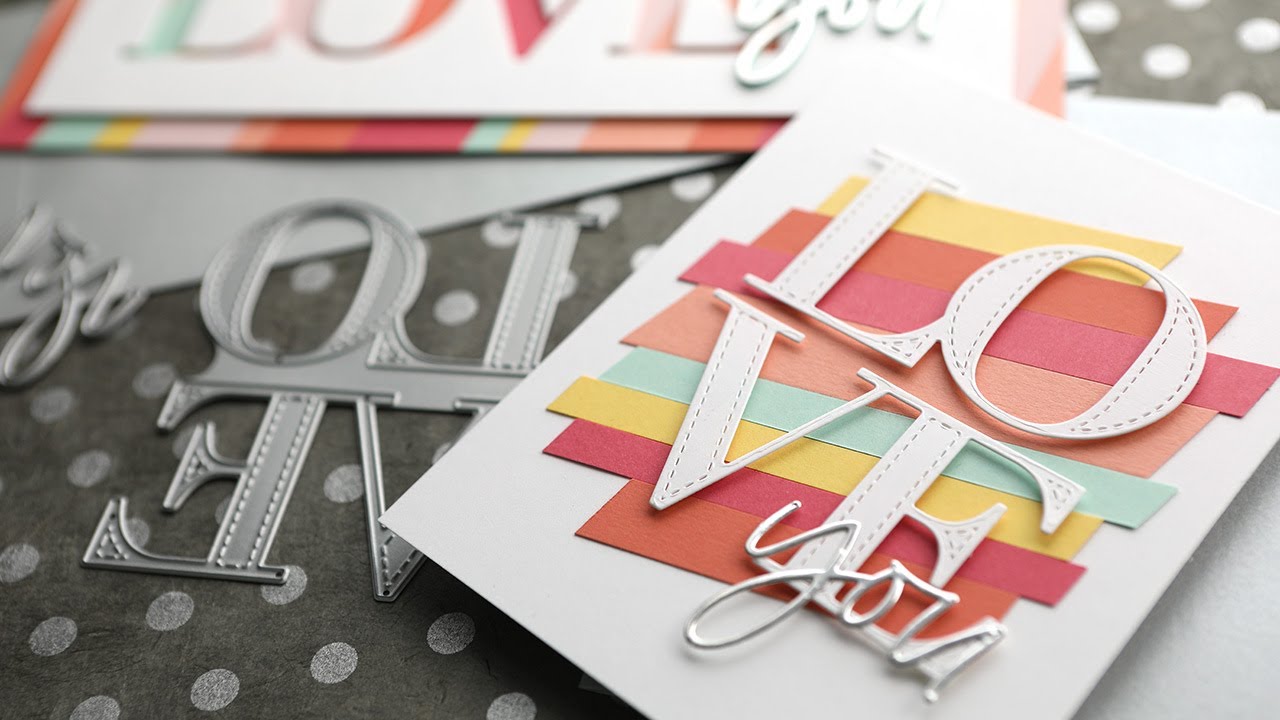 How to Modify a Craft Die (Partial Die Cutting) - Valentine's Day Card Series - Day 9