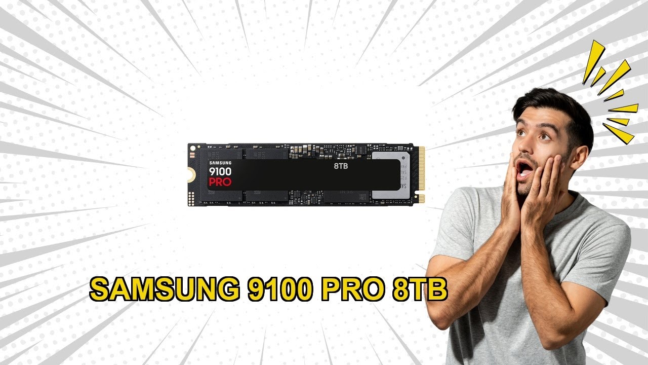 Samsung 9100 PRO 8TB SSD Review and PCIe 5.0 Speed Test
