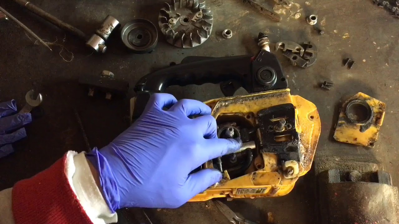 Come sostituire la pompa dell’olio motosega cinese/how to replace Chinese chainsaw oil pump