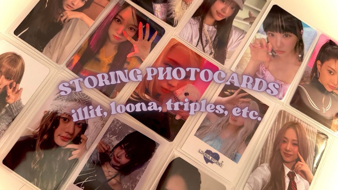 storing photocards 10 | illit, loona, triples, & more!