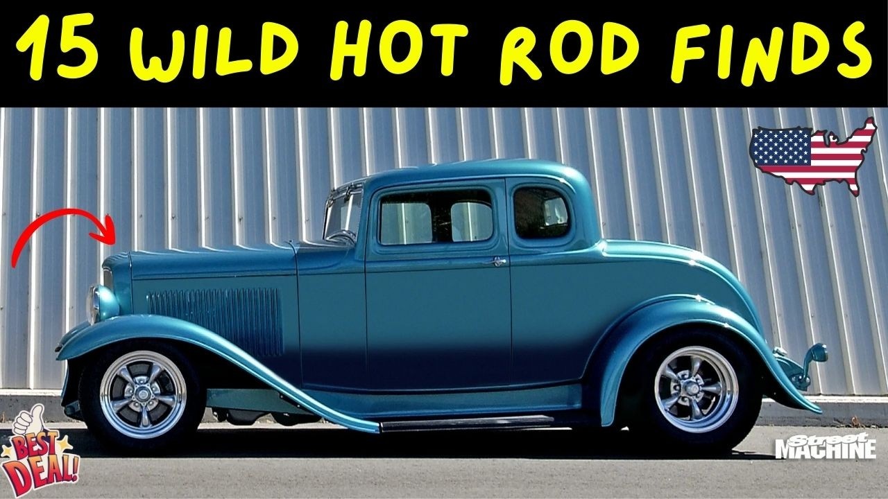 15 COOL and WILD HOT Rods for Sale! BRUTAL CLASSIC MACHINES!!