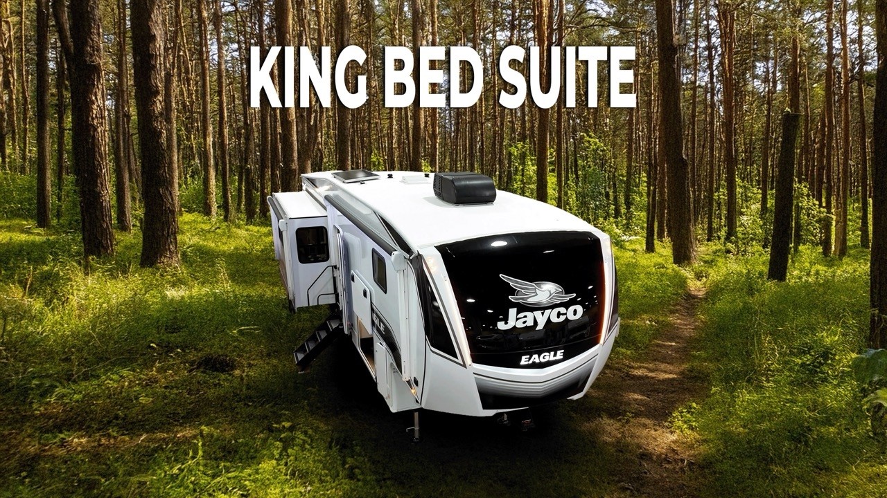 Кровать размера «king-size», кухня в задней части дома и максимальная выгода! Jayco Eagle 365UKTS...