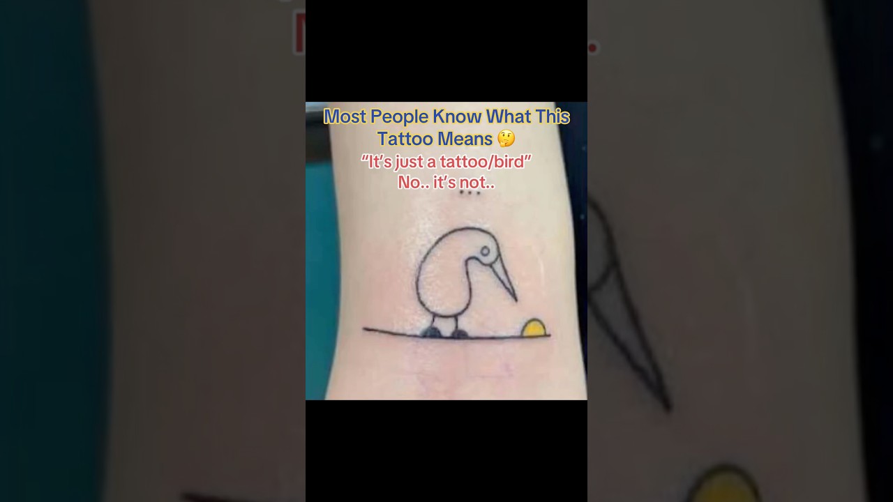Most People Know What This Tattoo Means 🤔 #interesting