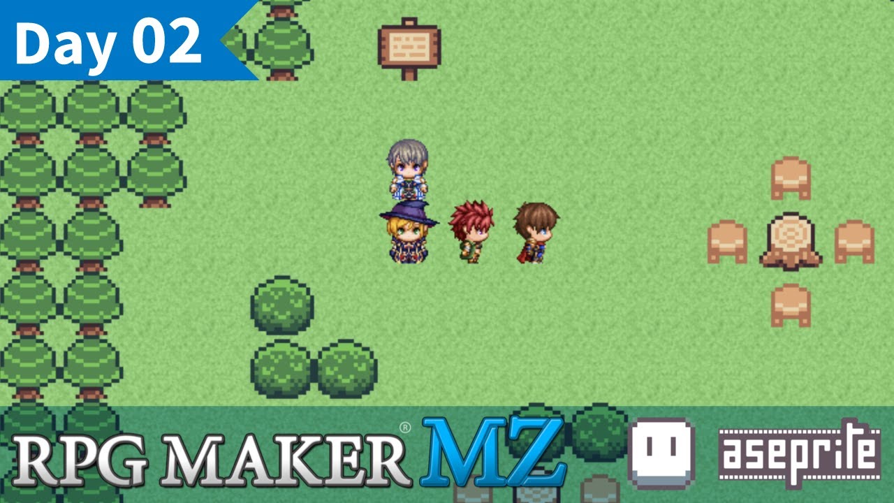 RPGツクールMZで作る【2日目】タイルセットを読み込んでみた