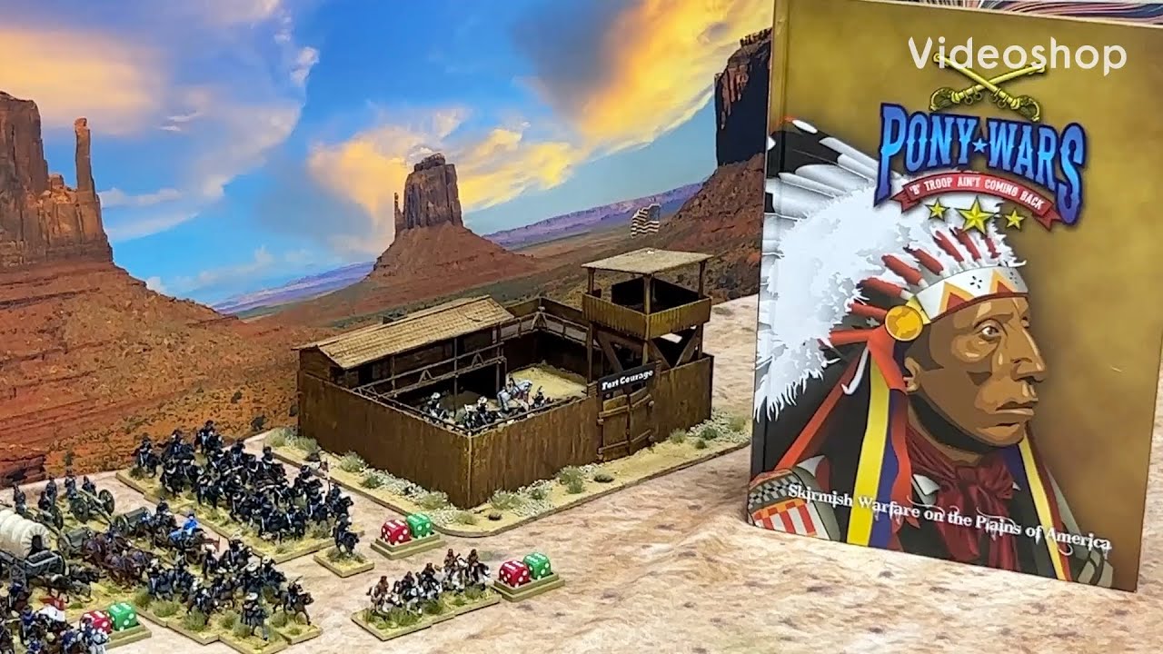 Pony Wars miniature war game play test for Historicon, played six hours. Chuckle Heads