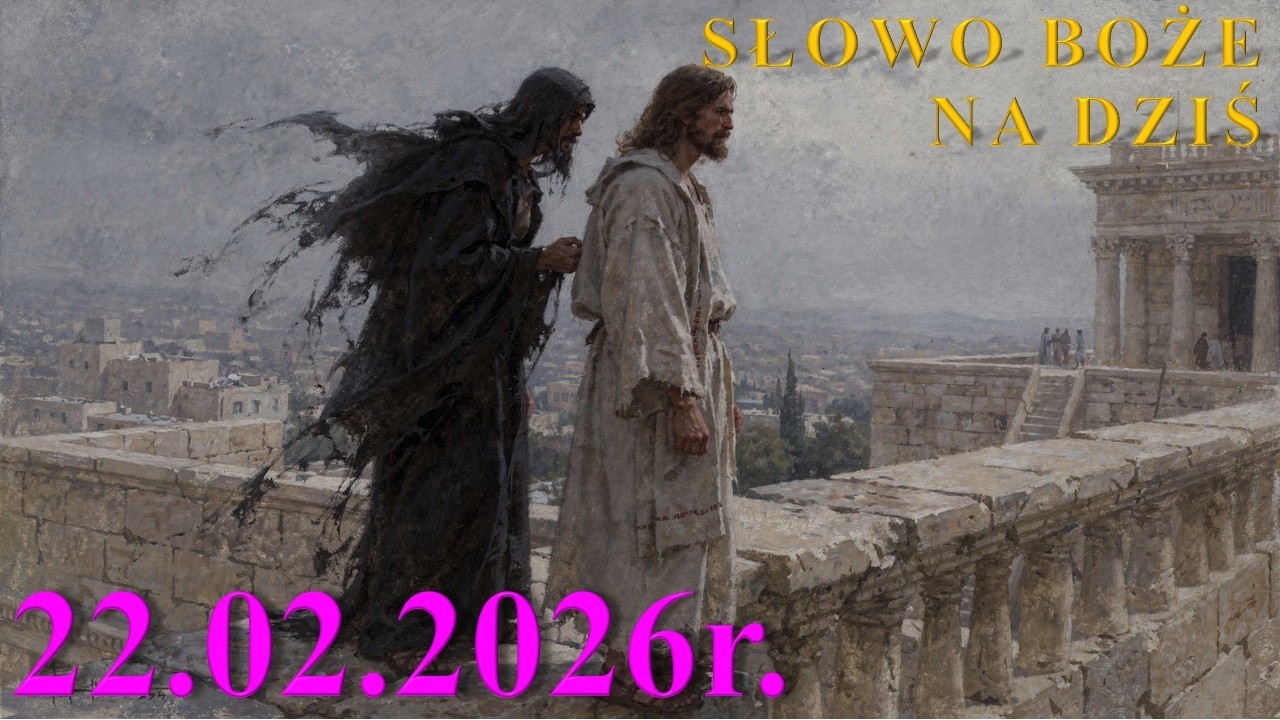 Słowo Boże na dziś 22.02.2026r. - Pierwsza Niedziela Wielkiego Postu